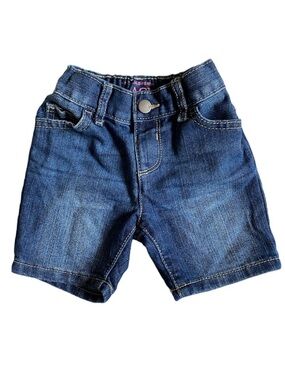 The Children's Place Toddler Girls Denim Shortie Shorts Size 12-18 M Mid Wash